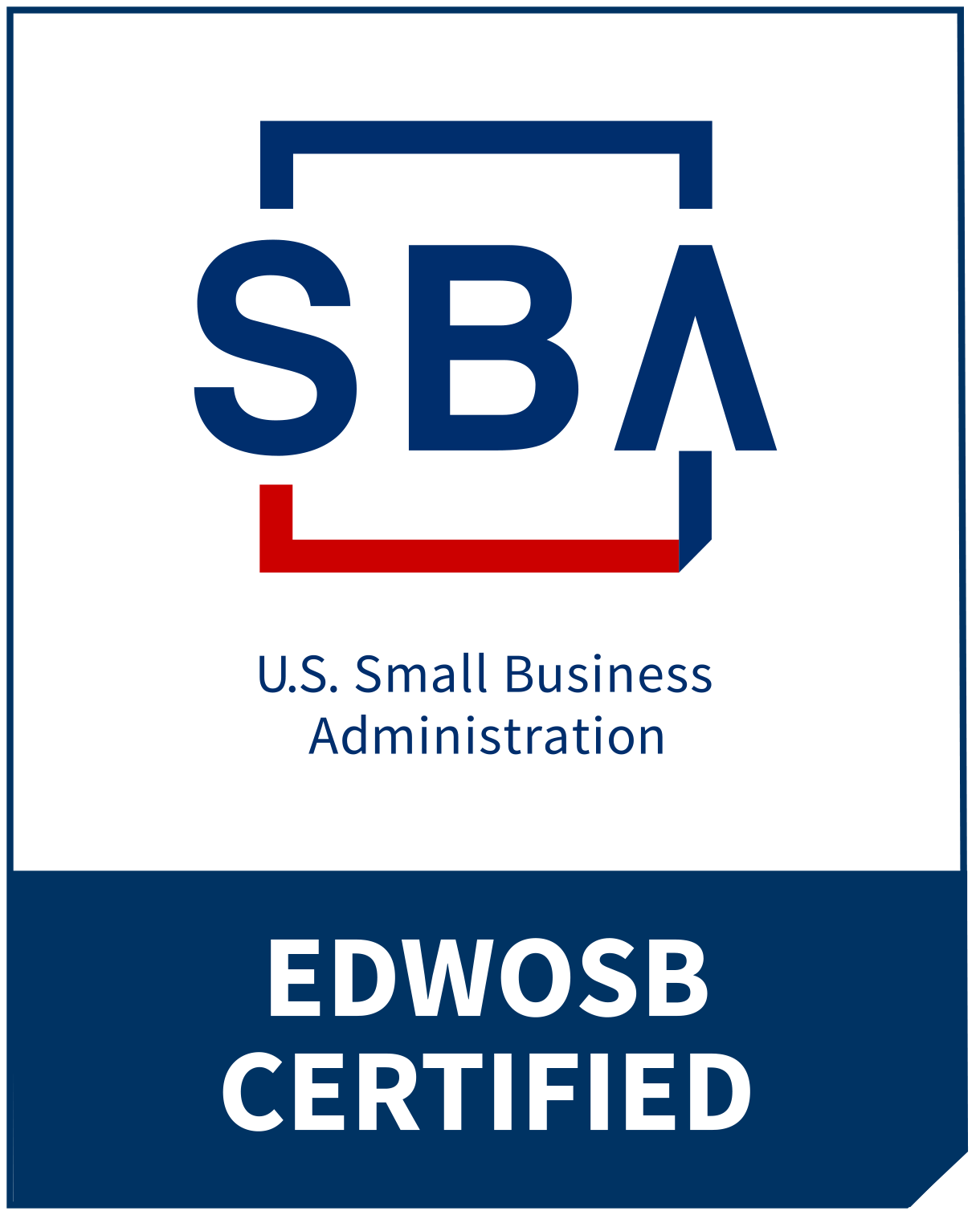 SBA Certified Women Owned Small Business (EDWOSB)