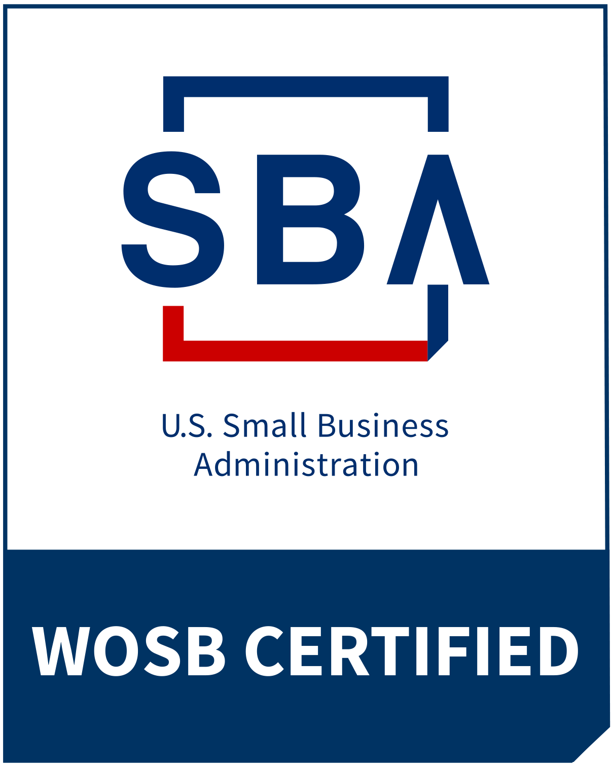 SBA Certified Women Owned Small Business (WOSB)